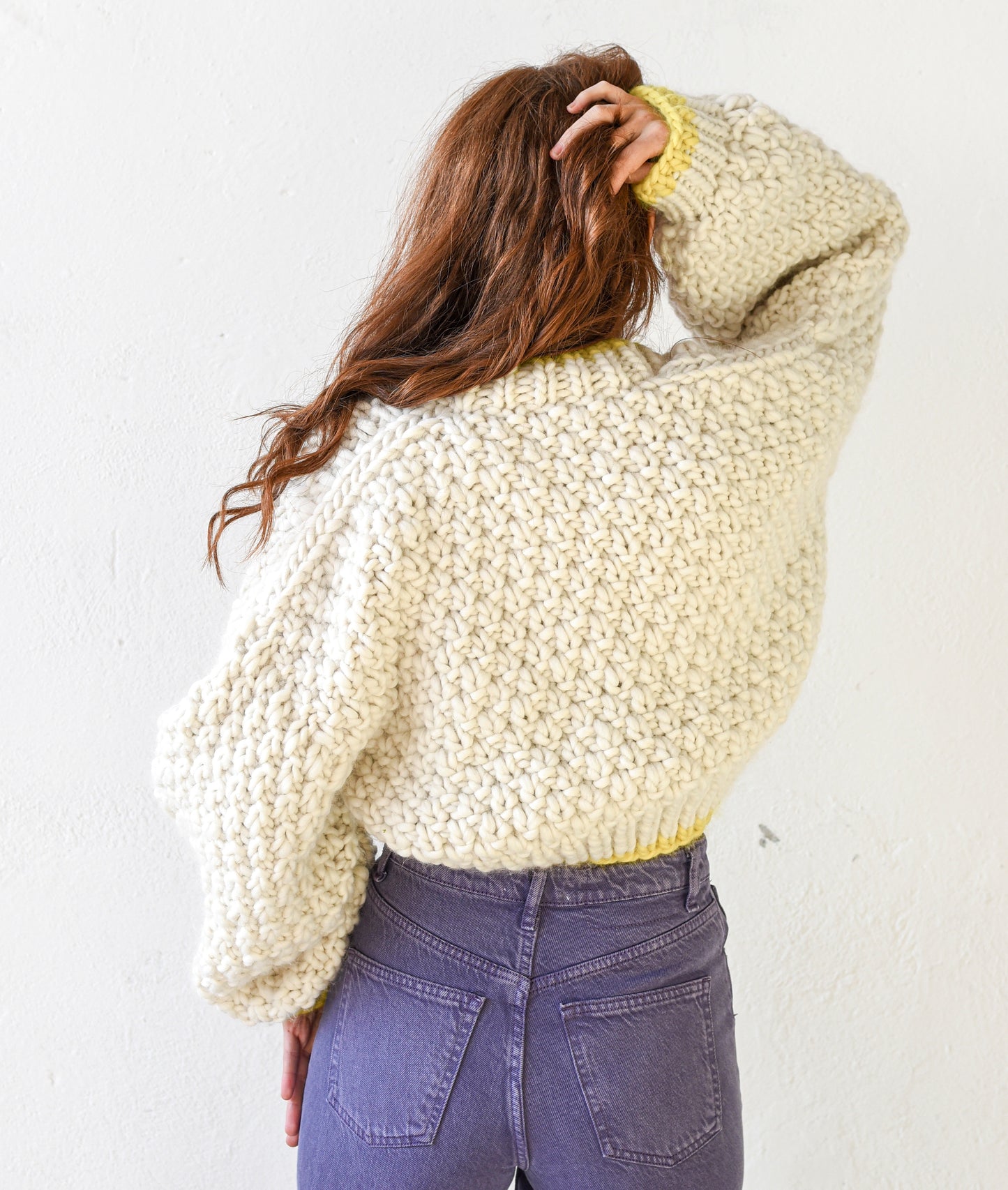 KIT MAGLIA CELESTE CARDIGAN