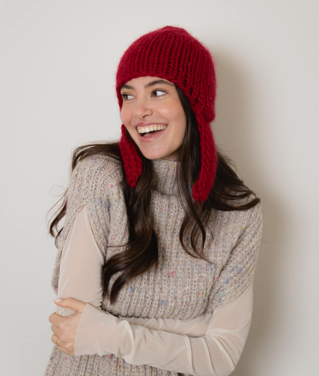 Flap-tastic Kit Maglia | Cappello Facile con Paraorecchie in Cool Wool Flap-tastic Kit Maglia | Cappello Facile con Paraorecchie in Cool Wool