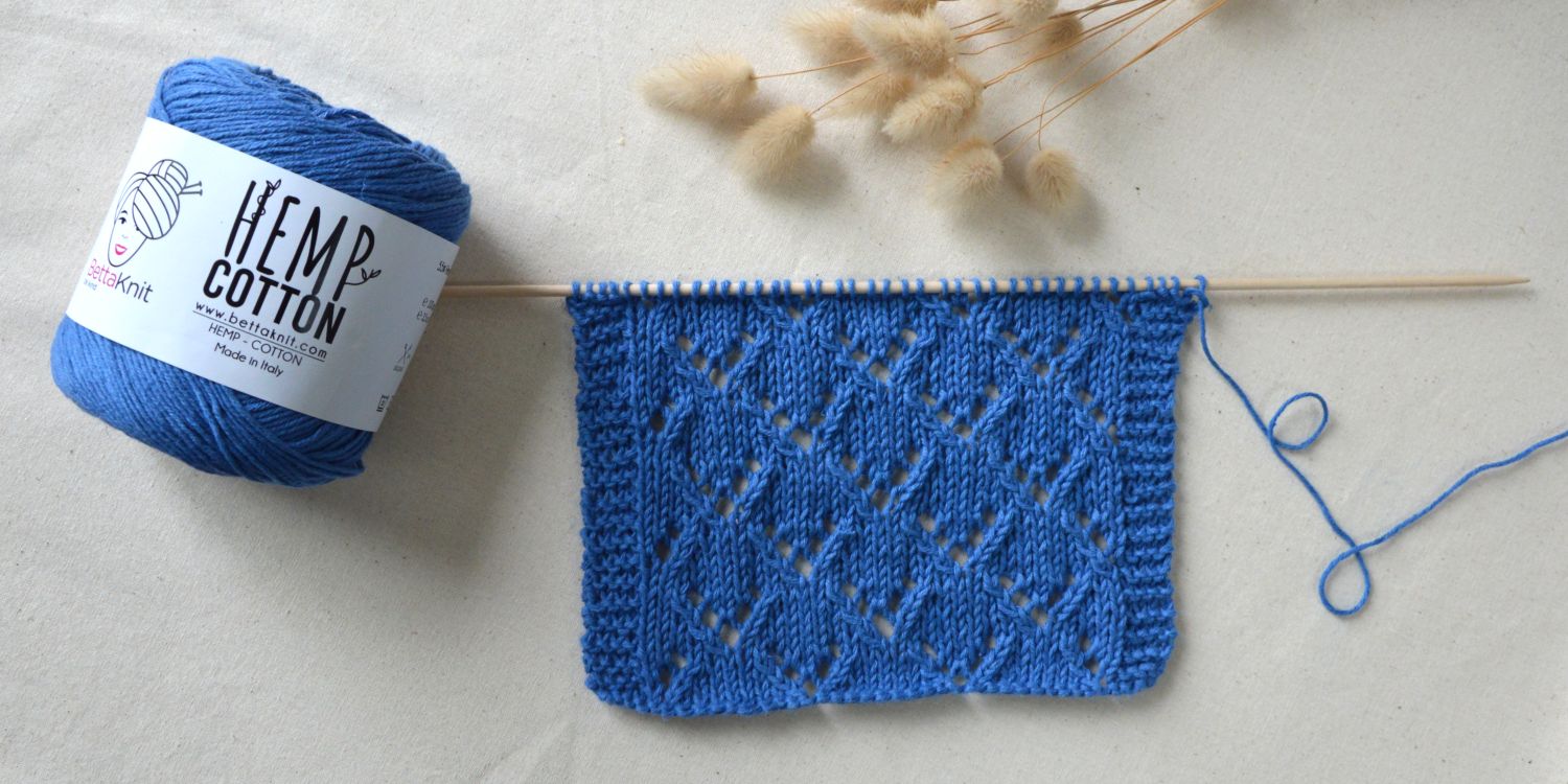LACE DIAMOND STITCH: KNITTING TUTORIAL
