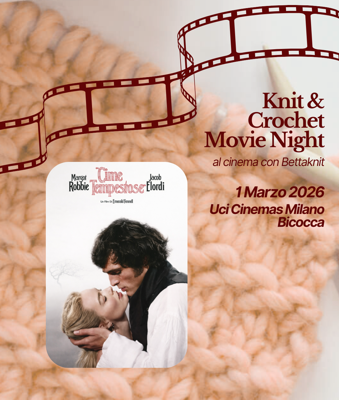 KNITTING & CROCHET MOVIE NIGHT - MILANO - 1 marzo