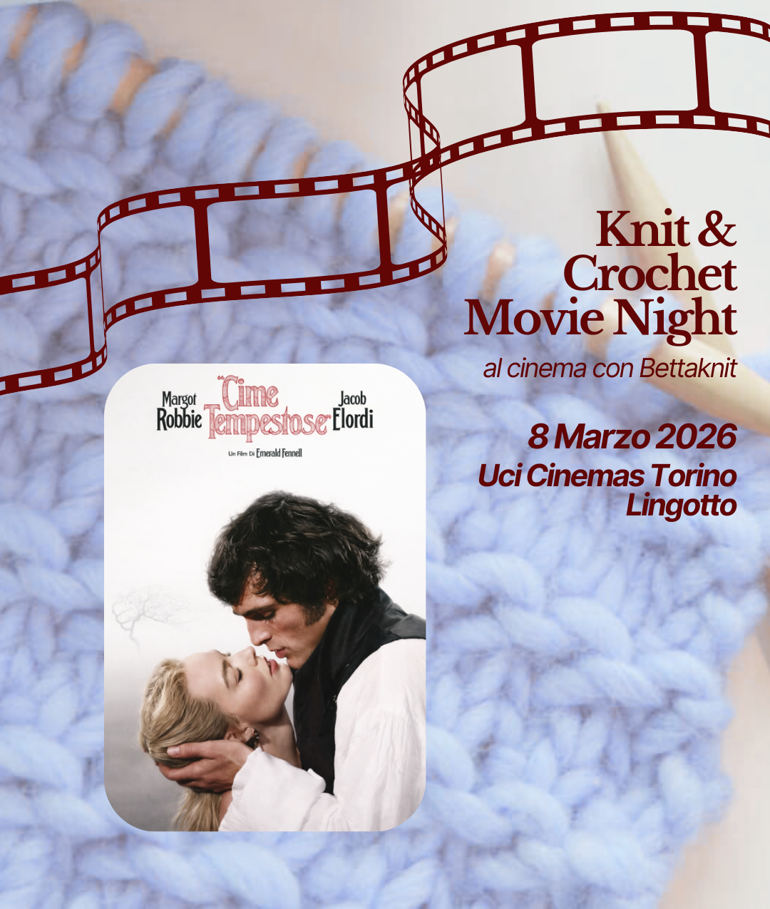 KNITTING & CROCHET MOVIE NIGHT - TORINO - 8 marzo