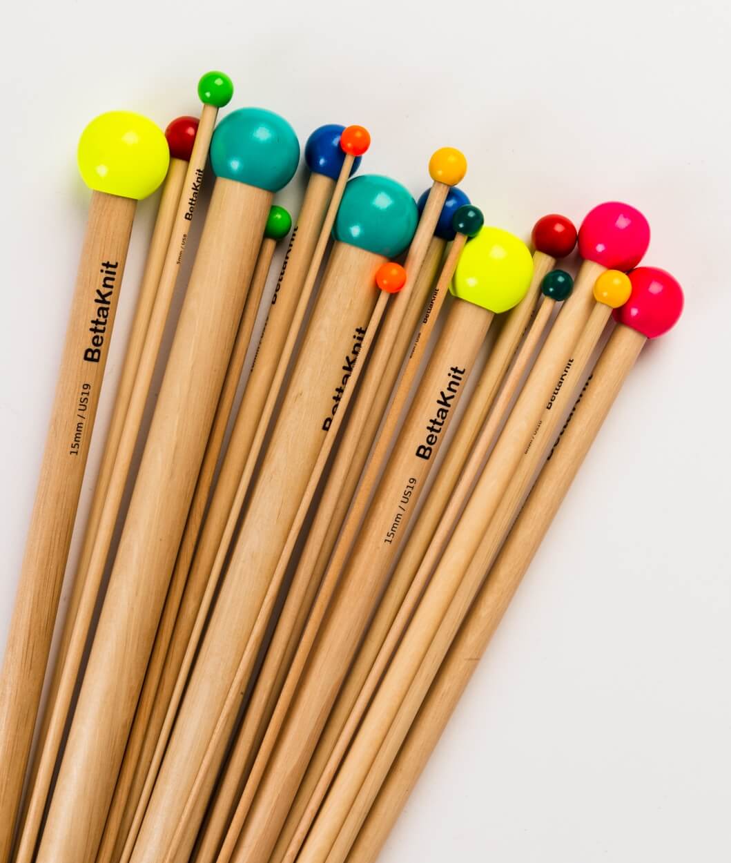BEECHWOOD KNITTING NEEDLES