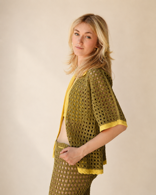 Load image 1 in gallery view. CROCHET KIT AMBER CARDIGAN by Noral Crochet