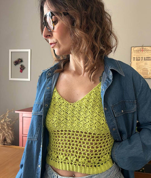 Load image 1 in gallery view. CROCHET KIT ESME TOP by Noral Crochet
