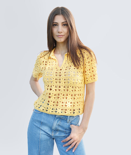 Load image 1 in gallery view. CROCHET KIT HIBISCUS TEE