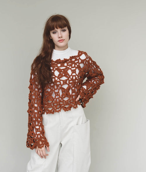 Load image 1 in gallery view. CROCHET KIT LUCILLE TOP