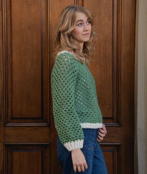 Load image 1 in gallery view. CROCHETING KIT MERIDA SWEATER