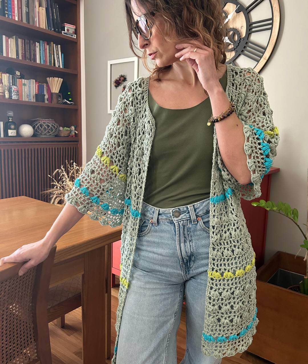 KIT UNCINETTO RACHEL CARDIGAN by Noral Crochet