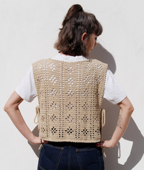Load image 1 in gallery view. CROCHETING KIT SOLMIRA VEST by Sammer Crochet
