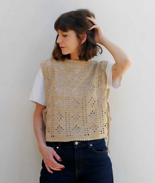 Load image 1 in gallery view. CROCHETING KIT SOLMIRA VEST by Sammer Crochet