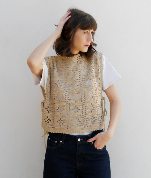 Load image 1 in gallery view. CROCHETING KIT SOLMIRA VEST by Sammer Crochet