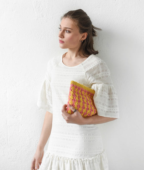 Load image 1 in gallery view. CROCHET KIT ZELDA CLUTCH