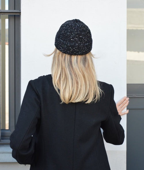 Load image 1 in gallery view. CROCHET KIT STARRY NIGHT BEANIE