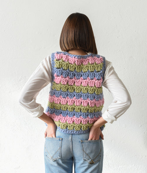 Load image 1 in gallery view. CROCHET KIT DAFNE VEST