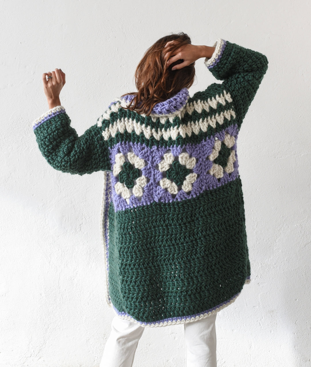 CROCHET KIT FLORA COAT