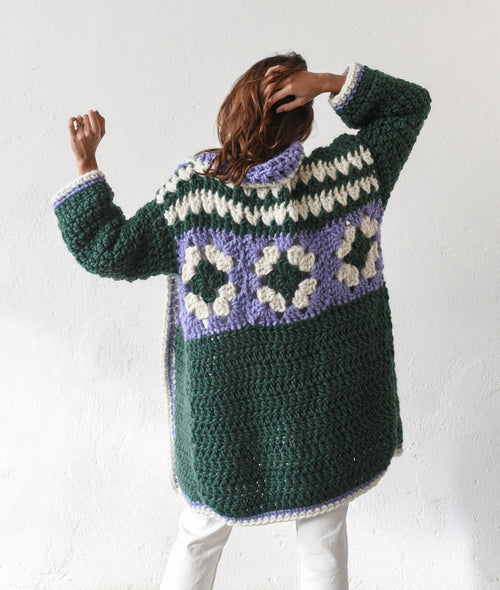 Load image 1 in gallery view. CROCHET KIT FLORA COAT