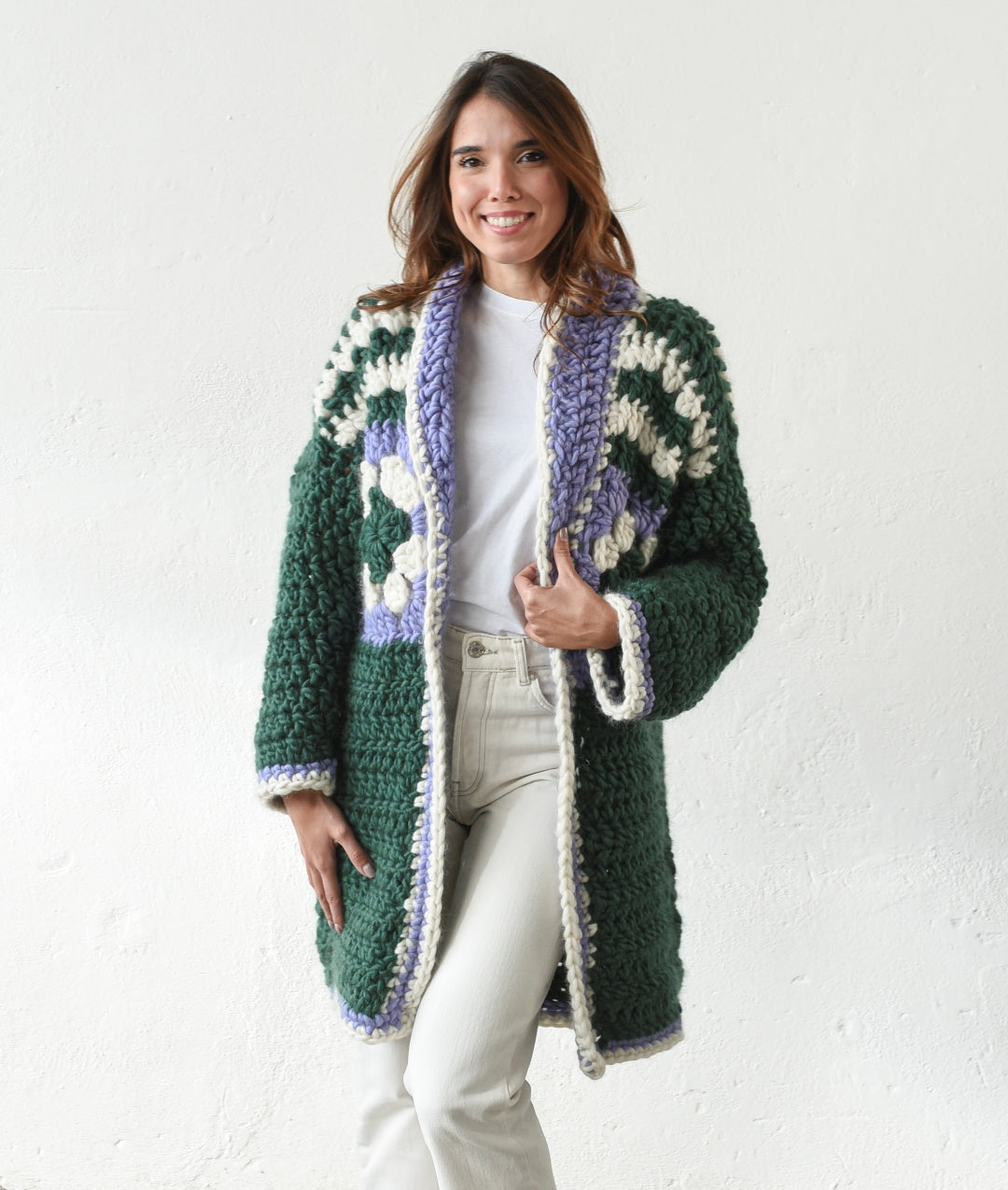 CROCHET KIT FLORA COAT