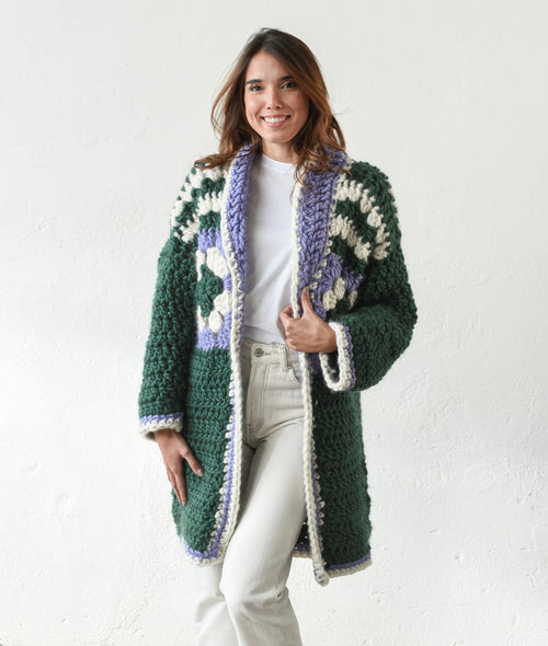 Load image 1 in gallery view. CROCHET KIT FLORA COAT