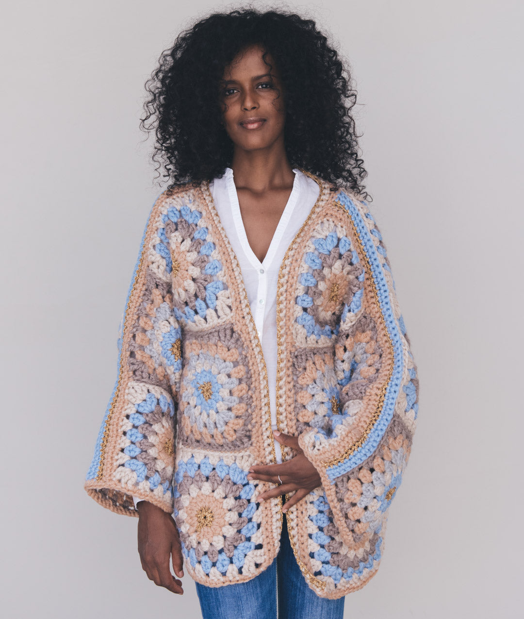 CROCHET KIT GRANNY GHEISA KIMONO
