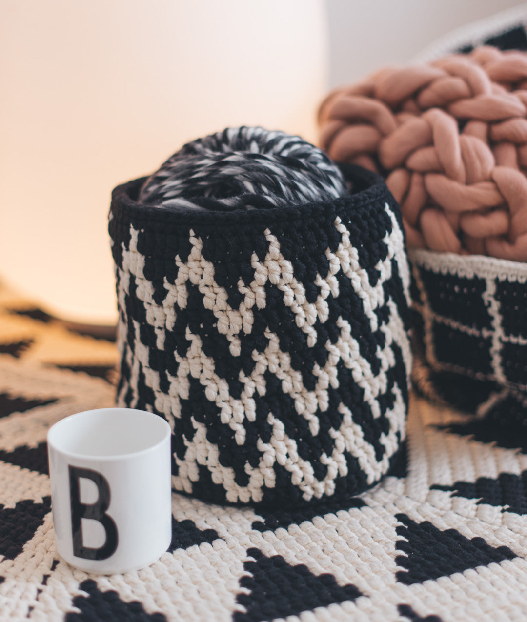 CROCHET KIT AALTO BASKET