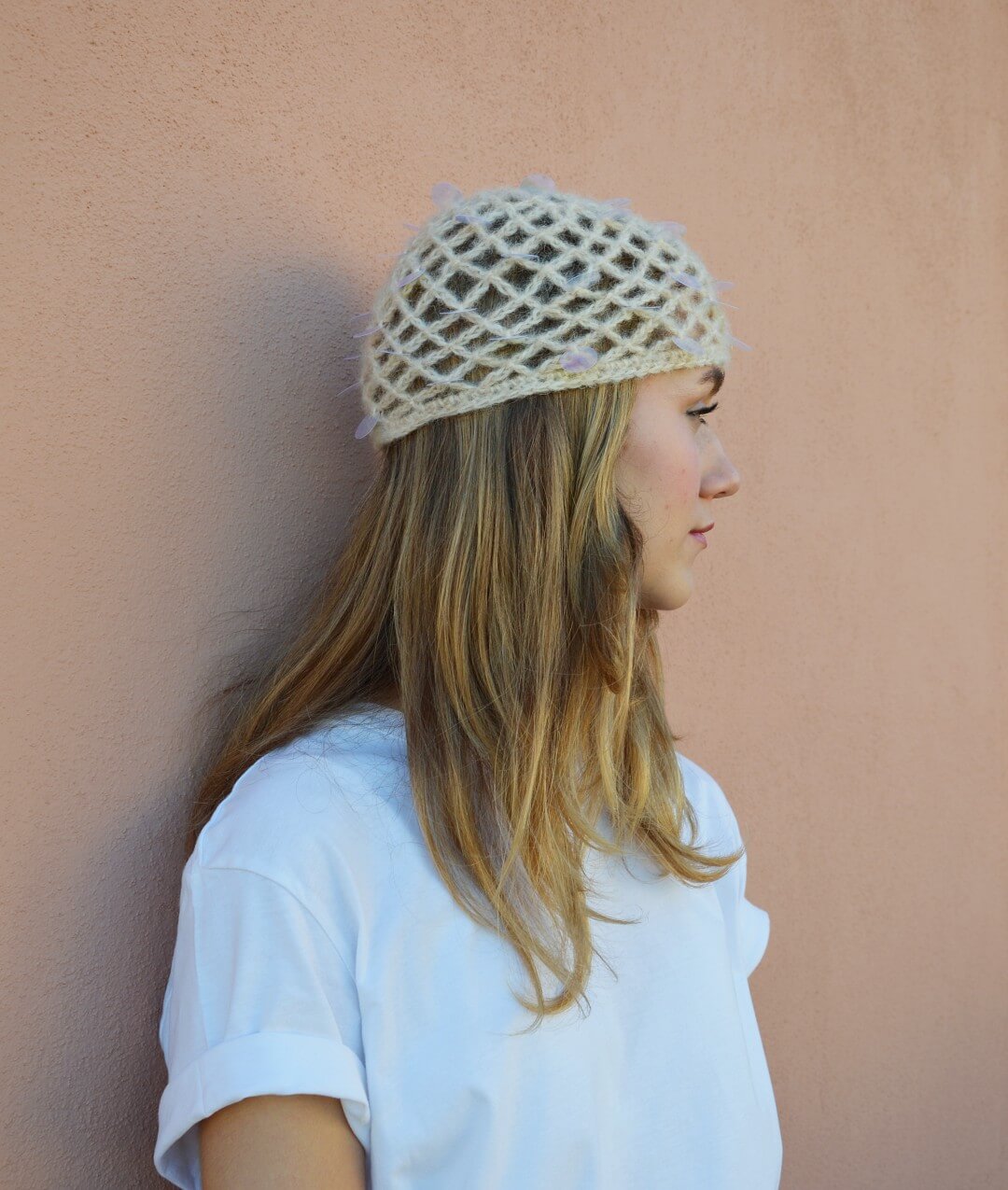 CROCHET KIT FAIRY MESH HAT