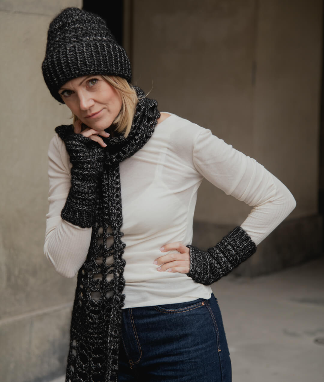KIT UNCINETTO MIDNIGHT SCARF