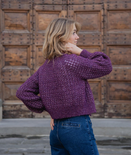 Load image 1 in gallery view. CROCHET KIT ONYX CARDIGAN