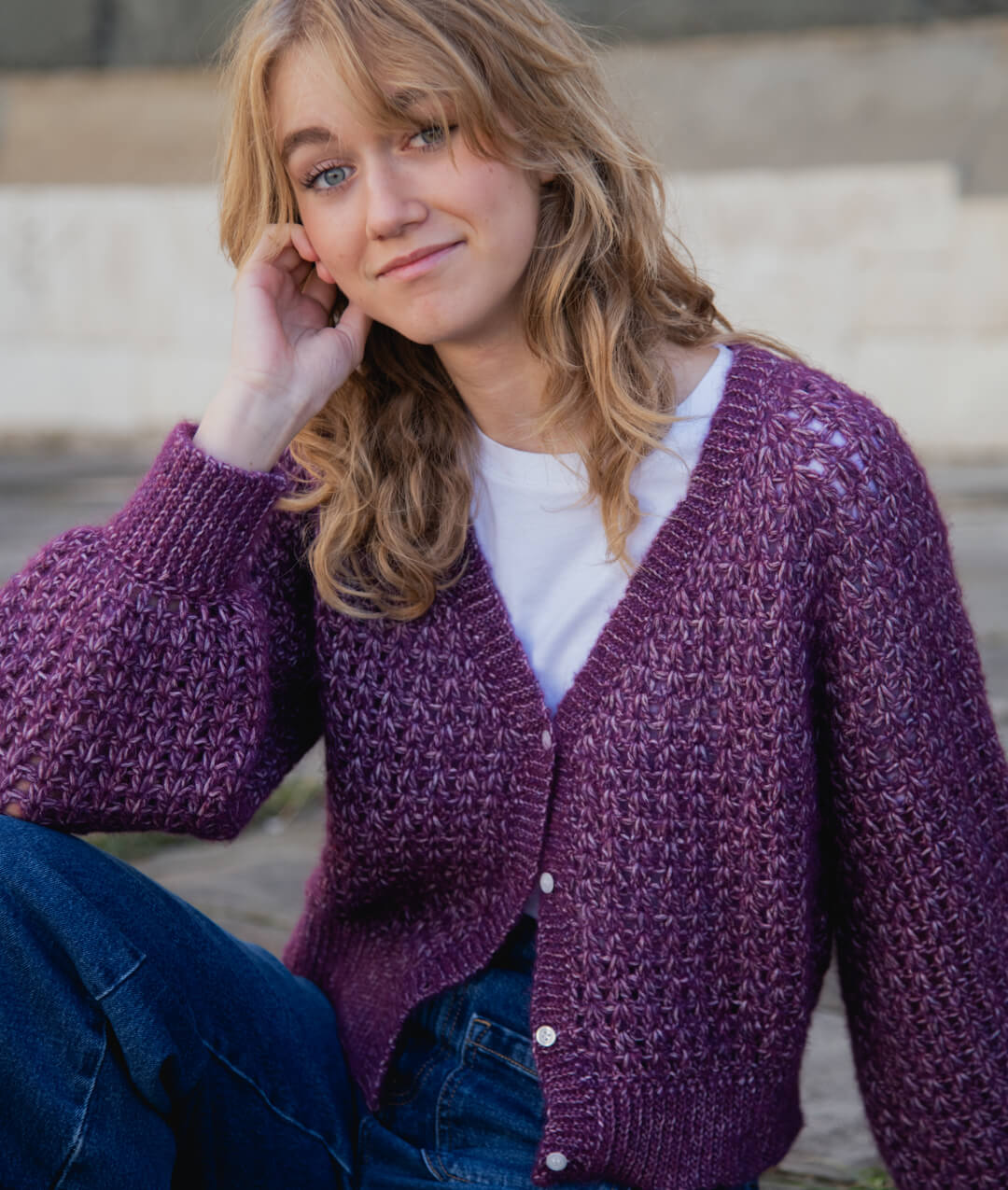 CROCHET KIT ONYX CARDIGAN