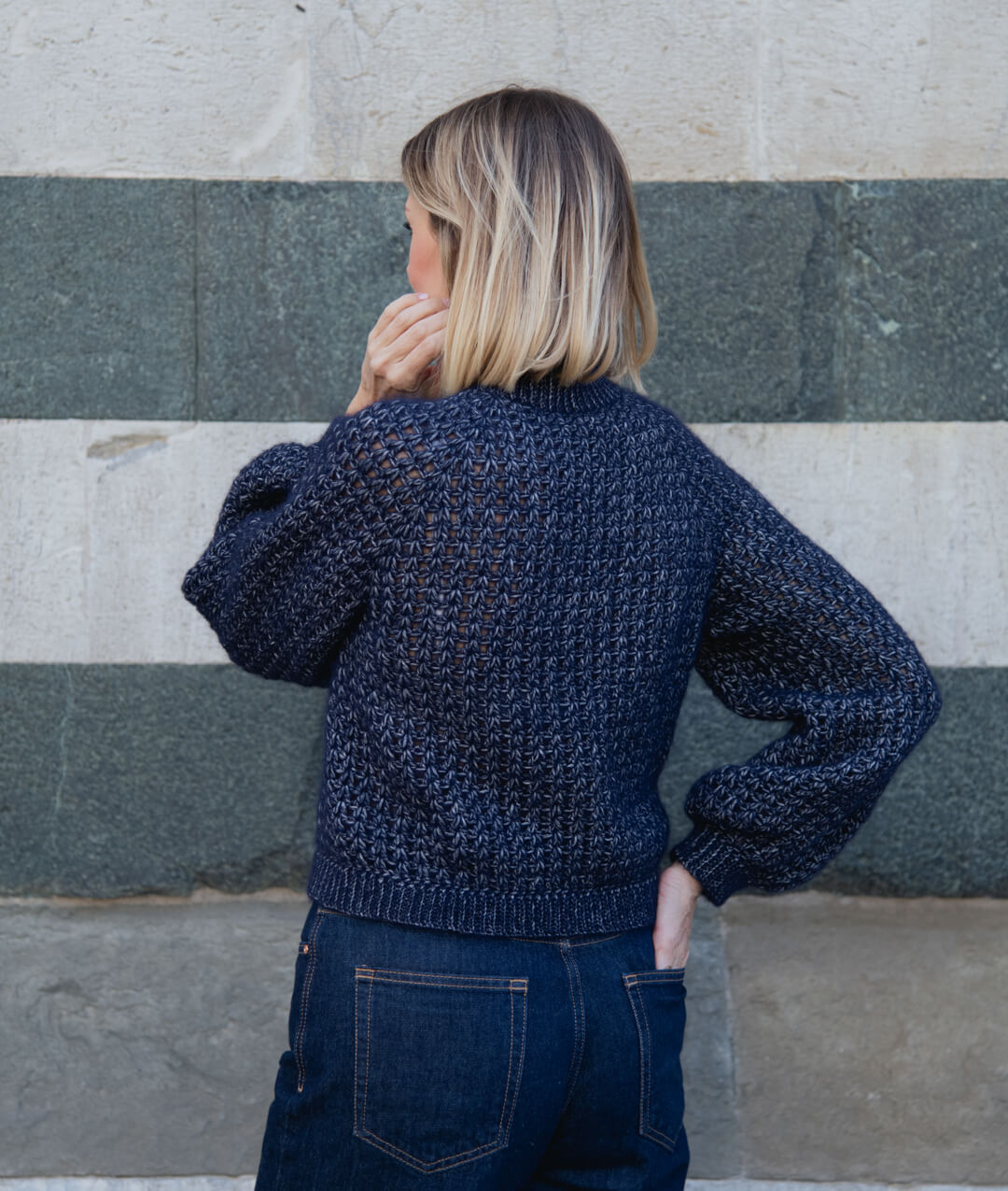 CROCHET KIT RAVEN SWEATER