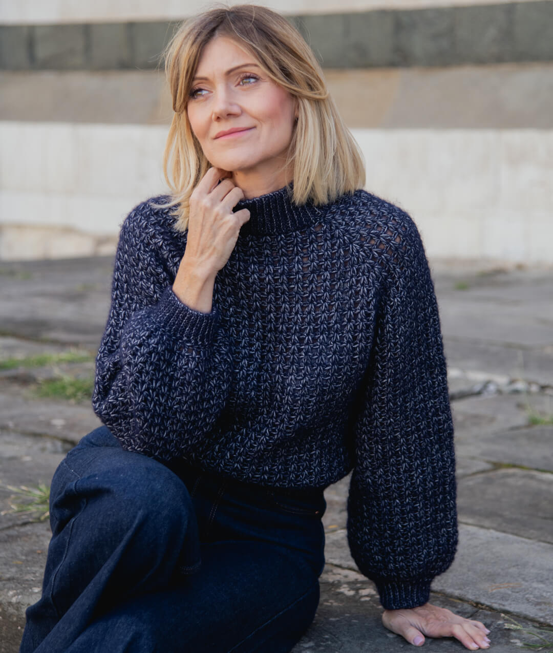 CROCHET KIT RAVEN SWEATER