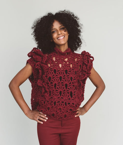 Load image 1 in gallery view. CROCHET KIT MARIGOLD TOP