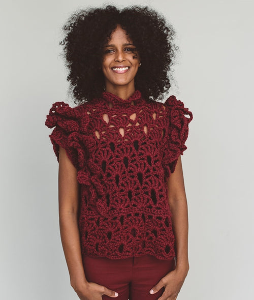 Load image 1 in gallery view. CROCHET KIT MARIGOLD TOP