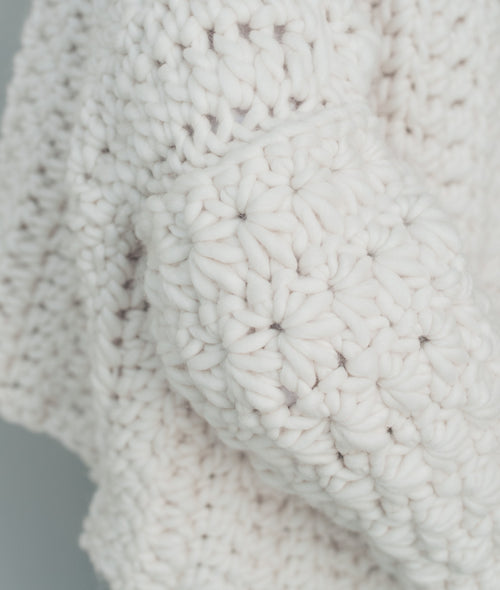 Load image 1 in gallery view. CROCHET KIT SNOWFLAKE CARDI