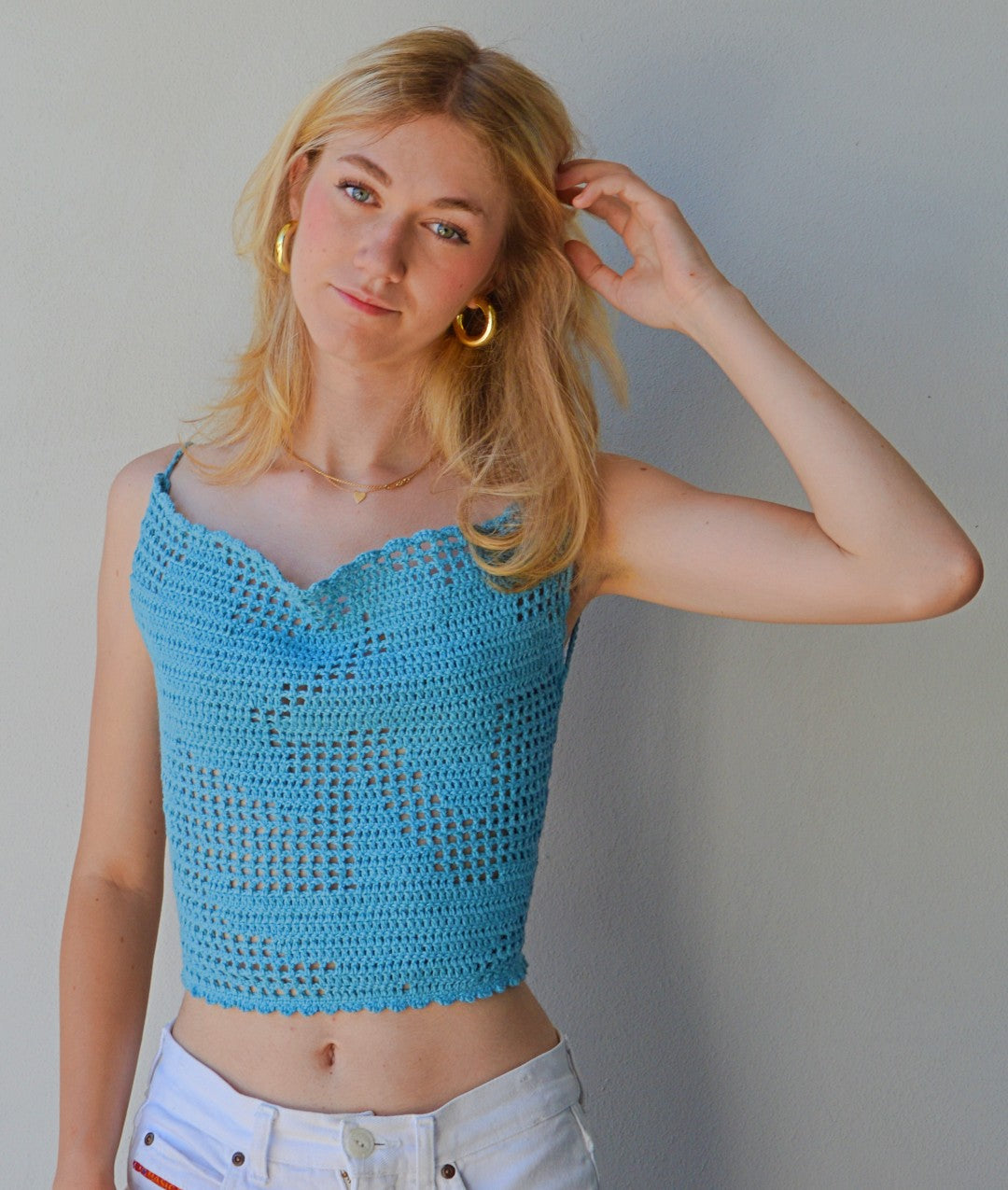 STAR TOP FILET – DIGITAL PATTERN by Kundalini Knitwear