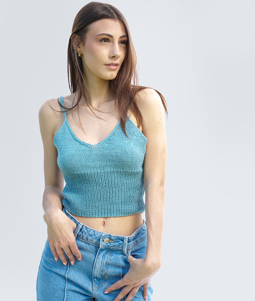 Load image 1 in gallery view. KNITTING KIT BERYL TOP