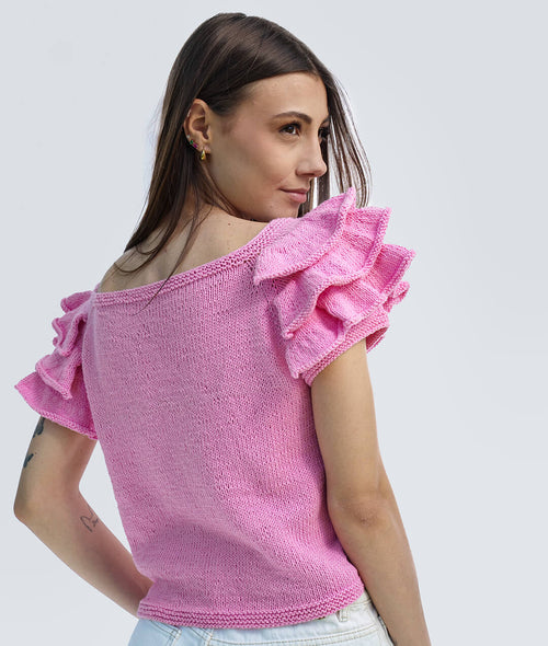Load image 1 in gallery view. KNITTING KIT DAFFODIL TEE