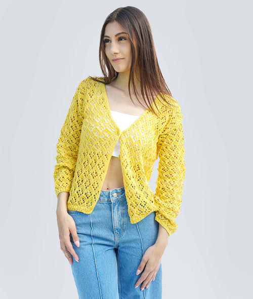 Load image 1 in gallery view. KNITTING KIT MEGAN CARDI