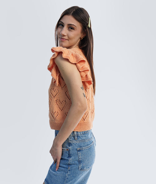 Load image 1 in gallery view. KNITTING KIT STEAL MY HEART VEST