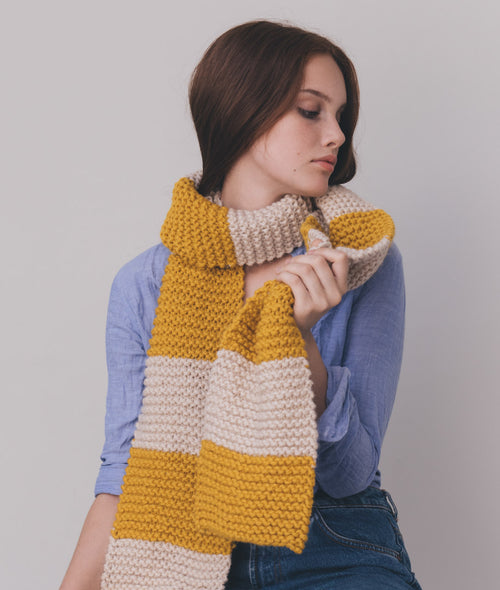 Load image 1 in gallery view. KNITTING KIT AMARIE SCARF