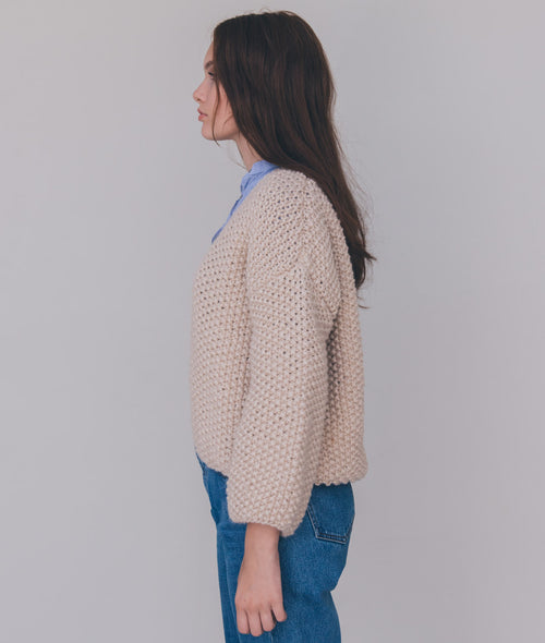 Load image 1 in gallery view. KNITTING KIT AWARENESS CARDI