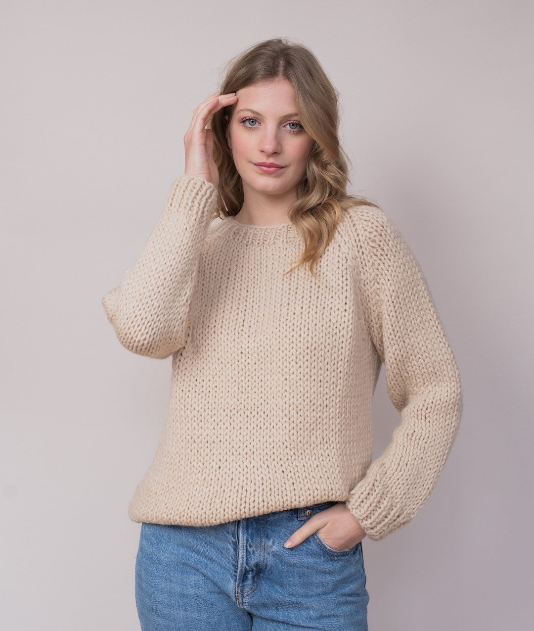 KNITTING KIT BOYFRIEND SWEATER