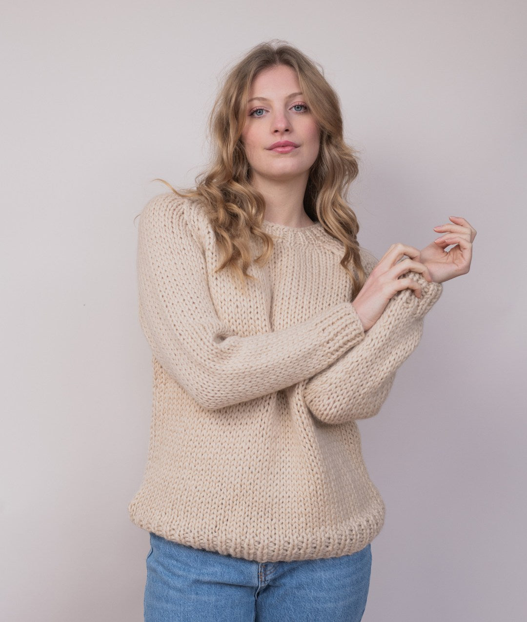 KNITTING KIT BOYFRIEND SWEATER