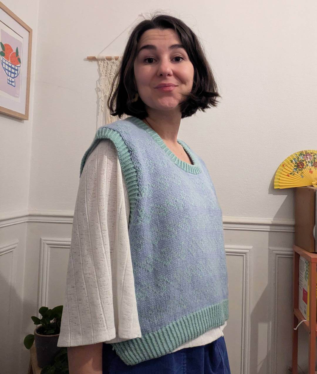 KNITTING KIT ECUME VEST