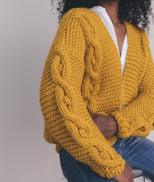 Load image 1 in gallery view. KNITTING KIT HARMONY CARDIGAN