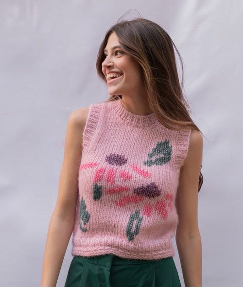 Load image 1 in gallery view. KNITTING KIT AZALEA VEST