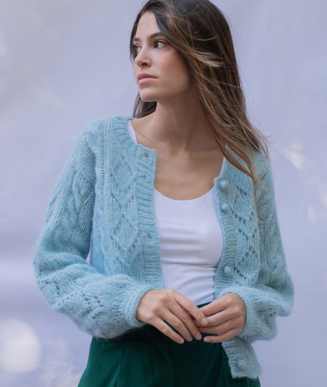 KNITTING KIT BLUEBELL CARDI