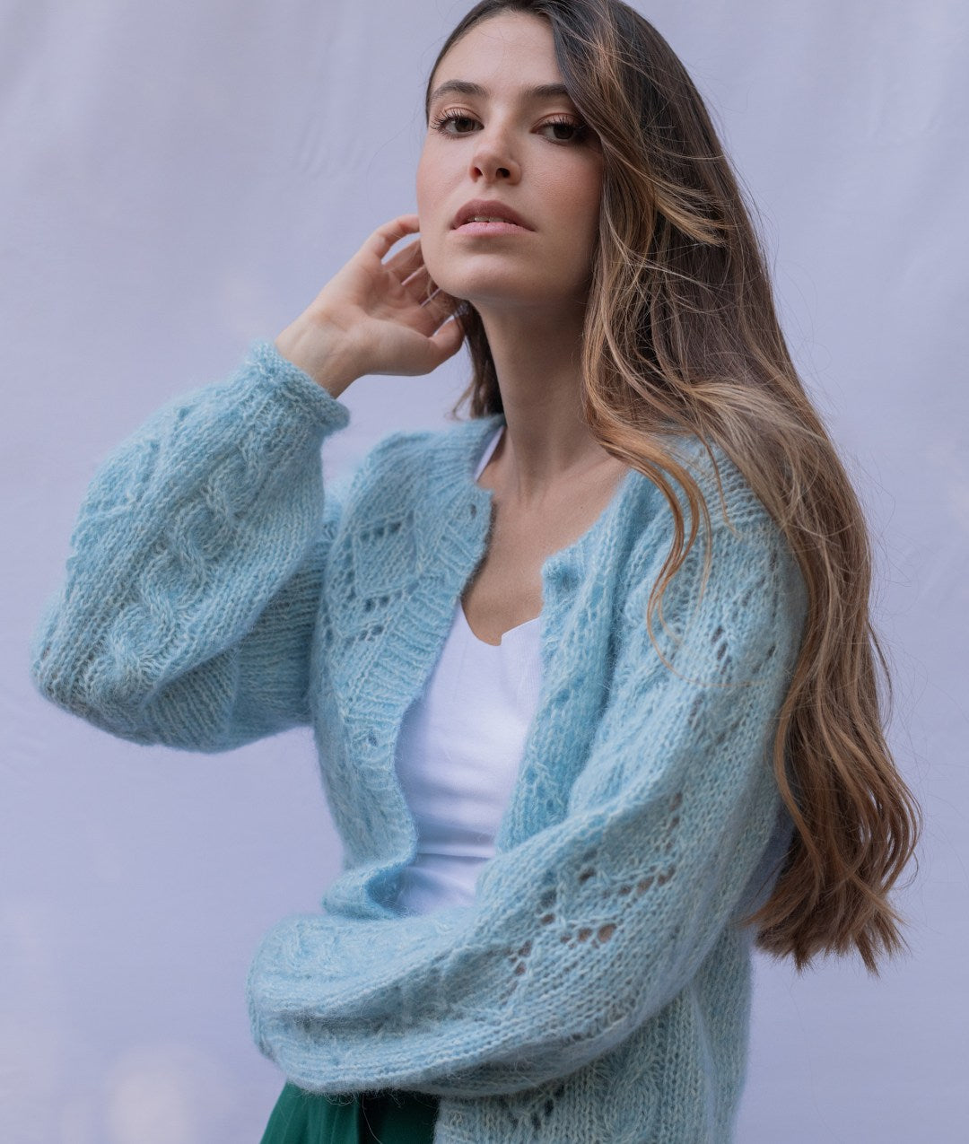 KNITTING KIT BLUEBELL CARDI