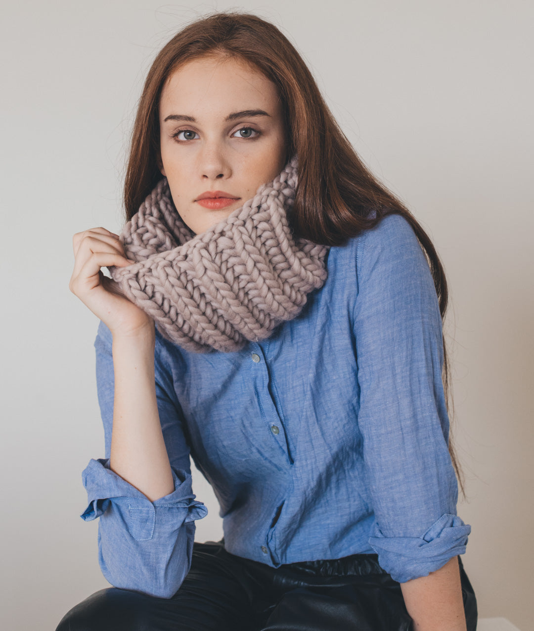 KIT MAGLIA BRIOCHE COLLAR