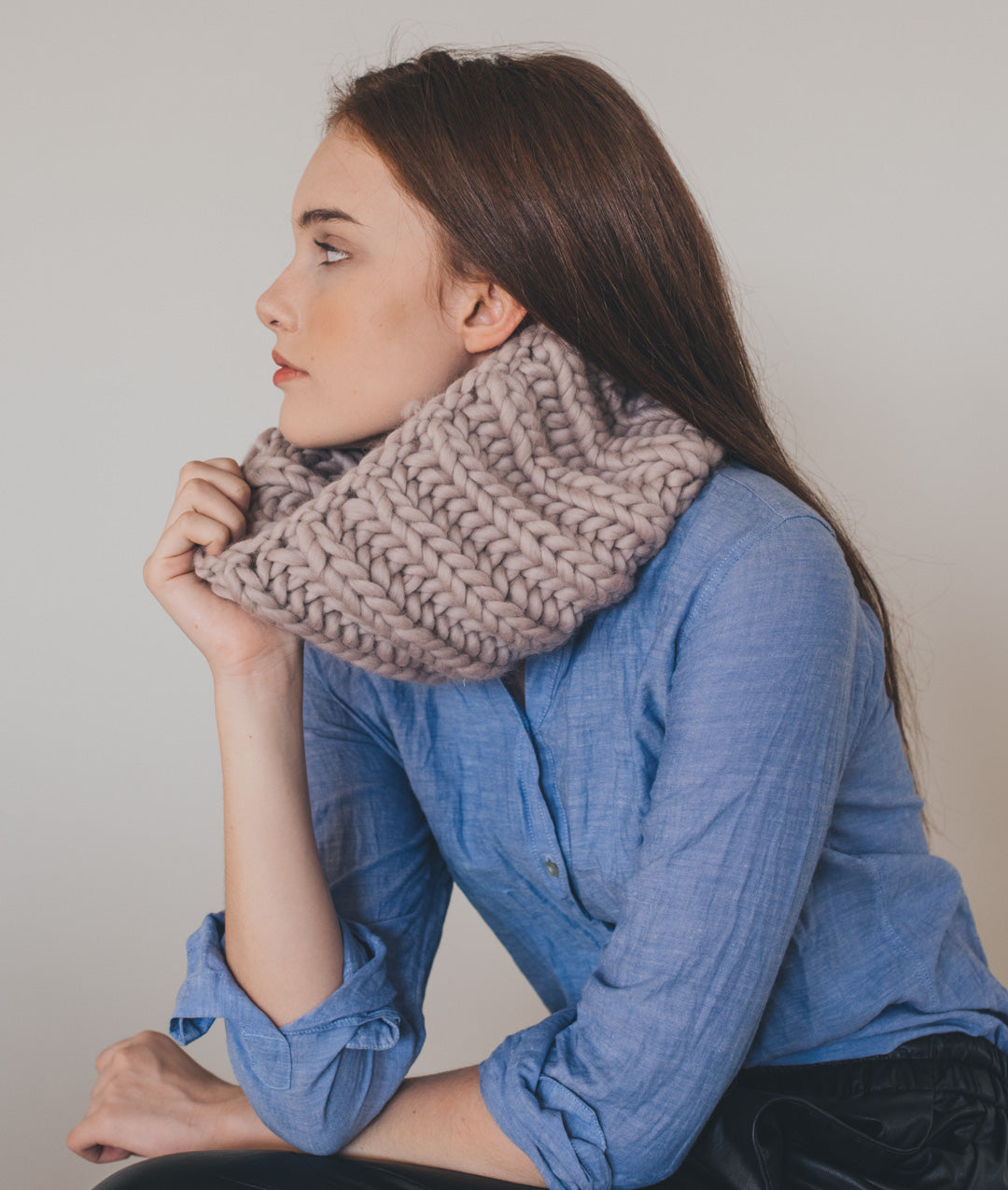 KIT MAGLIA BRIOCHE COLLAR