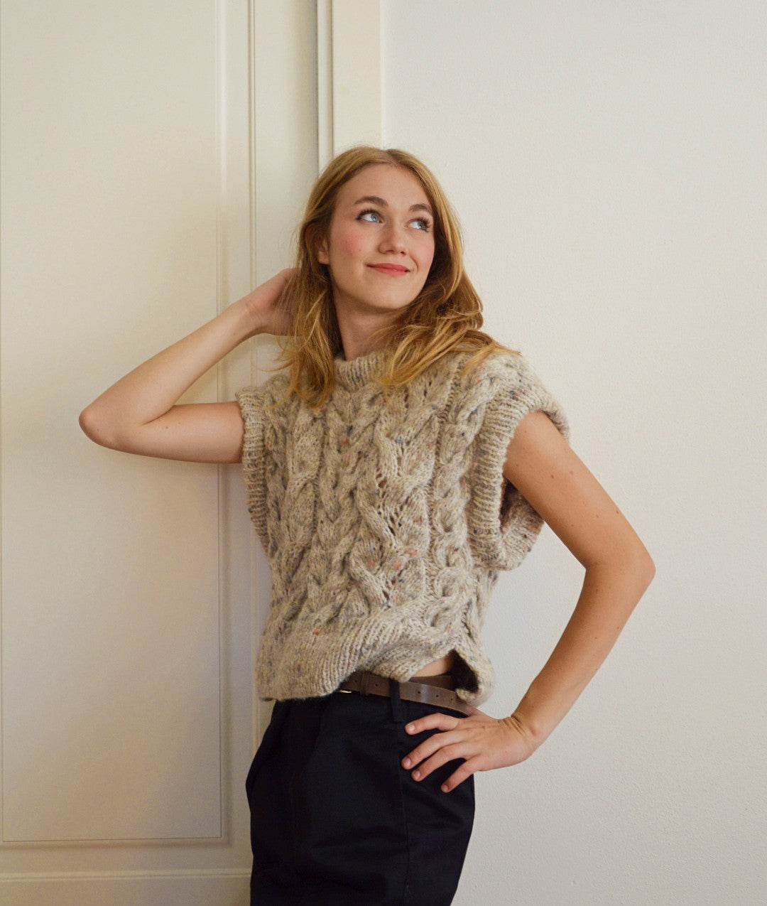 KNITTING KIT CABLE DREAM VEST